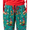 Garfield Women's Holiday Holly Jolly Hungry Long Sleeve Pajama Jogger Set - 3 of 4