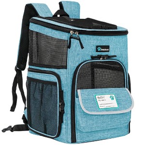 PetAmi Dog Backpack Carrier, Airline Approved Cat Backpacks Carrying Pet Back Pack, Ventilated Soft Sided Bookbag Travel Hiking Camping - 1 of 4
