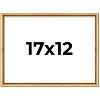 PosterPalooza | Classic Modern Gold Picture Frame - UV Acrylic, Backing Board, Hanging Hardware Included - 2 of 4