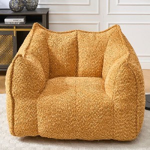 CAVINAS Bean Bag Chair, Comfortable Square Lazy Sofa with Convenient Handle Design and Armrests, Indoor & Outdoor - 1 of 4