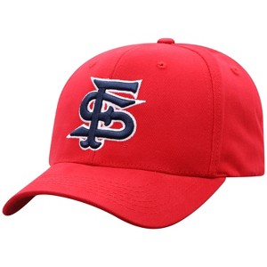 NCAA Fresno State Bulldogs Structured Brushed Cotton Vapor Ballcap: Adjustable Adult Hat - 1 of 4