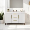 36" Wall-Mounted Bathroom Vanity Cabinet with Resin Sink ââ‚?Floating Door & Drawer Storage, 8" Centerset Faucet Compatible - 4 of 4