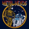 Mens Star Wars Metal Head Rock Droids Long Sleeve Shirt - 2 of 4