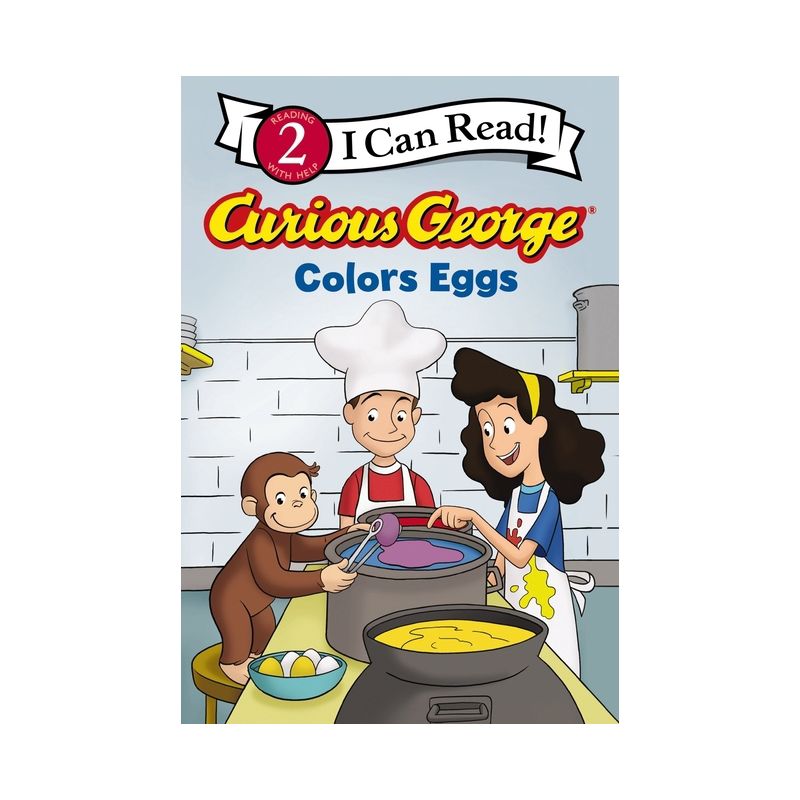Curious George Colors Eggs - (I Can Read Level 2) by H A Rey, 1 of 2