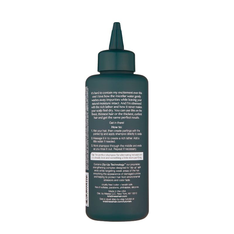 Kristin Ess Scalp Purifying Micellar Shampoo for Deep Cleansing + Scalp Hydrating, Removes Build Up - 10 fl oz, 3 of 12