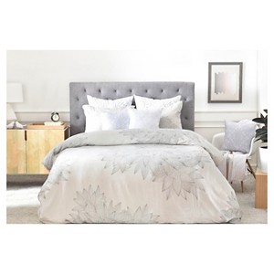 Iveta Abolina Beach Day Floral Duvet Cover (Twin/Twin Extra Long) - Deny Designs, Gray Multicolored