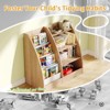 4 Tier Kids Bookshelf, Kids Book Shelf for Kids Rooms, Wood Children Bookcase,Baby Storage Book Rack,Toddler Bookshelf - 3 of 4
