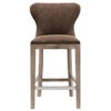 New Pacific Direct Dorsey Counter Bar & Counter Stools, Nubuck Chocolate - 4 of 4