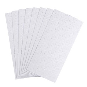 Unique Bargains Round Shape 3D Dual-Adhesive Foam Dot Craft Stickers White - 1 of 3