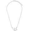 SHINE by Sterling Forever Delicate CZ Constellation Pendant Necklace Silver Aquarius - 2 of 4