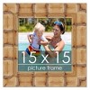 PosterPalooza | 15x15 Wide Bamboo Picture Frame, UV Acrylic, 4 Finishes - Brown, Black, Silver, and Natural - 2 of 4