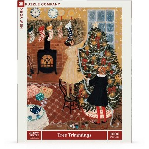 New York Puzzle Company Tree Trimmings 1000 Piece Puzzle - 1 of 4