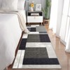 Area Rug with Rubber Backing Machine Washable Rug Modern Geometric Low Pile Rugs Foldable Stain Resistant Indoor Carpet for Living Room Bedroom - 4 of 4