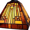 Chloe Lighting Innes Mission Tiffany-Style Blackish Bronze 3 Light Mini Chandelier 27" Wide - 3 of 4