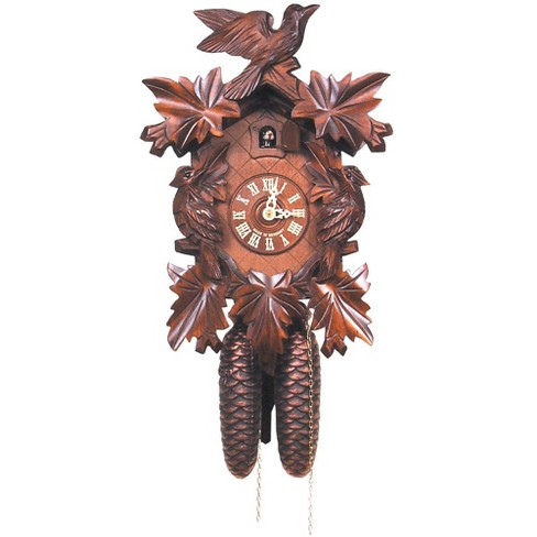 Engstler Cuckoo Clock, Carved With 8-day Weight Driven Movement - Full ...