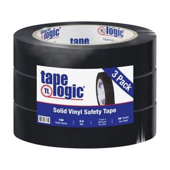 Tape Logic Striped Vinyl Tape 7.0 Mil 1 X 36 Yds. Black/white 3/case  T91363pkbw : Target