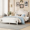 Queen Size Wooden Platform Bed with Upholstered Headboard and Panel Footboard - 4 of 4