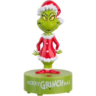 Gemmy Holiday Bobbers Grinch Dr. Seuss, green