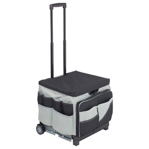 Ecr4kids Universal Rolling Cart And Organizer Bag - Black - Mobile ...