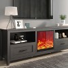 Sapphtopaz TV Stands for Living Room Storage Cabinet for TVs Up to 60" with Open Storage Shelf Entertainment Center for Hallway - 2 of 4