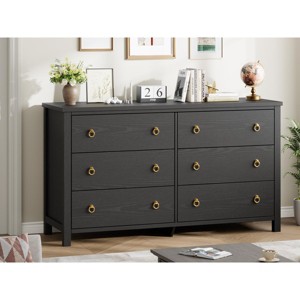 3 Dresser for Bedroom, 29" Tall Dresser, Modern Tall Drawer Dresser with Storage, Wooden Closet Dressers Chest of Drawers, White - 1 of 4