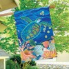 Swimming Sea Turtle Summer House Flag Nautical 28" x 40" Briarwood Lane - 4 of 4