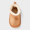 Baby Girls' Suede Plush Bootie Crib Shoes - Cat & Jack™ - 3 of 4