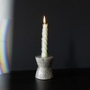 3.5" Soren Light Brown Marble Premium Small Taper Candle Holder - 2 of 4