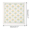 INSPIRE CHIC Women's Floral Printed Cotton Blended Small Square Neck Scarves 1Pc - 3 of 4