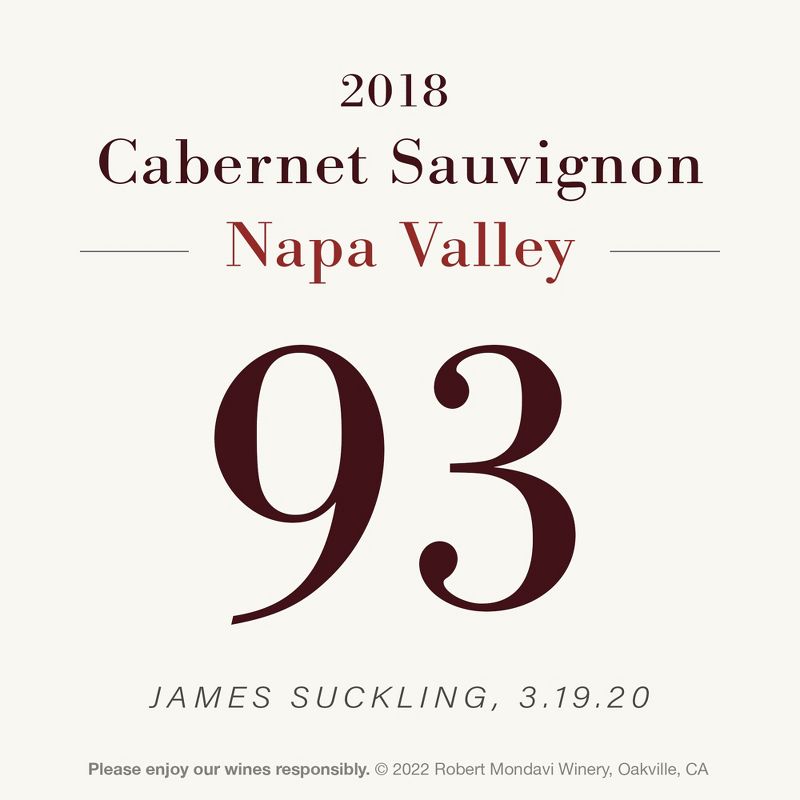 Robert Mondavi Winery Napa Valley Cabernet Sauvignon Red Wine - 750ml Bottle, 6 of 11
