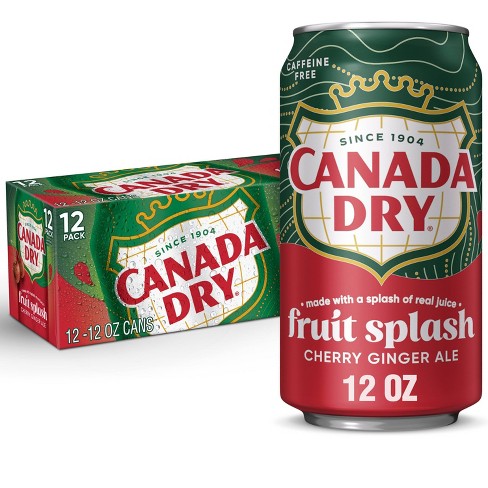 Canada Dry Fruit Splash Soda - 12pk/12 Fl Oz Cans : Target