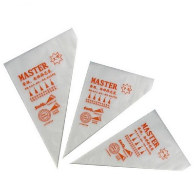 3 in 1 Thickened Disposable Cake Cream Piping Bag(Printed)