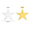 Unique Bargains Decorative Flexible Cardboard Five Star Cutouts Paper - 2 of 3