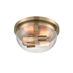 Millennium Lighting Ashford 2 - Light Flush Mount in  Modern Gold - 1 of 4