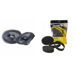Diamond Audio DES692 6x9" Diamond Elite Series coaxial speakers with Fast Rings - 1 of 4