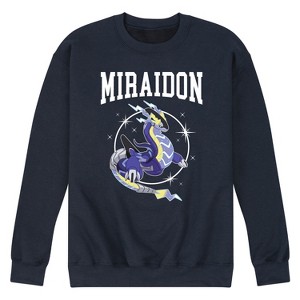 Men's - Pokémon - Miraidon Collegiate Graphic Fleece Sweatshirt - 1 of 4