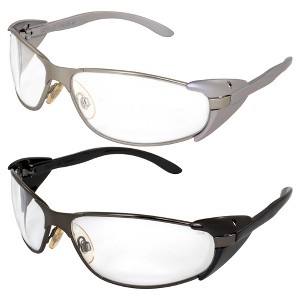 2 Pairs of Global Vision Eyewear Supra Safety Motorcycle Glasses with Clear, Clear Lenses - 1 of 4