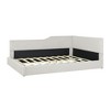 TiramisuBest Twin Size L-Shaped Corduroy Daybed Upholstered Daybed - 4 of 4
