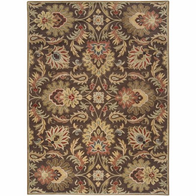 Hauteloom Chesterton 1028 Hand Tufted Brown Wool Rug