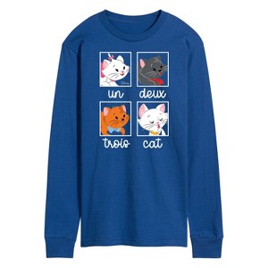 Men's - Disney - Cats & Dogs Long Sleeve Graphic T-Shirt - 1 of 4