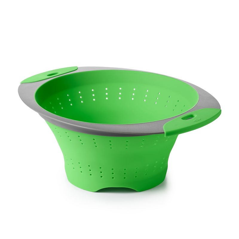 OXO 3.5qt Colander with Handle Green, 3 of 8