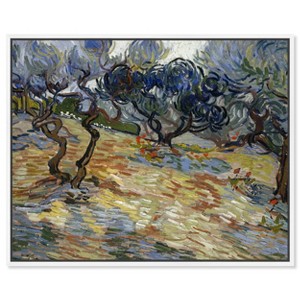 Art Remedy Vincent van Gogh - Olive Trees Van Gogh Classic Fields and Floral Wall Art Framed - 1 of 4