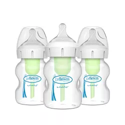 Dr. Brown's Anti-Colic Wide-Neck Options+ Baby Bottle 0m+ - 5oz/3pk
