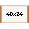 PosterPalooza | Classic Brown Picture Frame - UV Acrylic, Backing Board, Hanging Hardware Included - 2 of 4