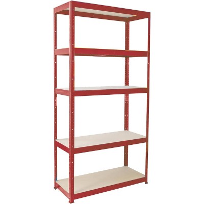 71 inch Heavy Duty Steel Adjustable 5 Level Storage Shelves - Costway