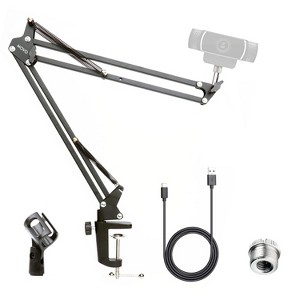 Movo ASM-5-KS Scissor Boom Arm and USB-C to USB Extension Cable for WebMic Series - 1 of 4