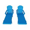 WestinTrends Malibu 2 Piece Reclining Chaise Lounge With Arms & Wheels - 3 of 4
