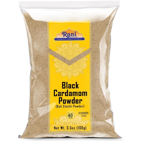 Black Cardamom Powder (Kali Elachi) - 3.5oz (100g) - Rani Brand Authentic Indian Products - image 1 of 4