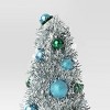 8" Christmas Tinsel Tree with Flower - Wondershop™ - 3 of 3