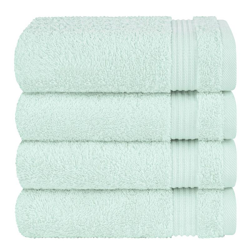 American Soft Linen Premium Quality 100% Cotton 4 Piece Hand Towel Set, Soft Absorbent Quick Dry Bath Towels for Bathroom, 5 of 7